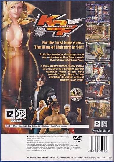 The King of Fighters Maximum Impact - PS2 (Genbrug)